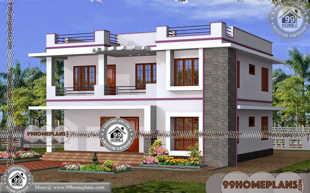 Model Home Design Plans 90+ Small Double Story House Designs Online