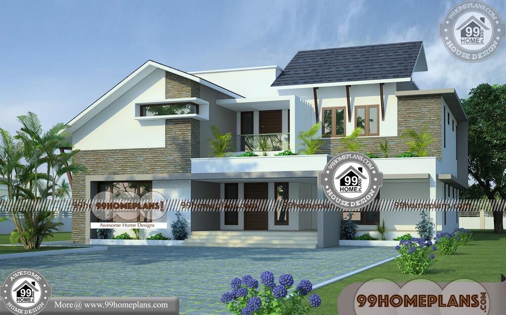 Modern Home Design Ideas 70+ Double Storey Home Plans New Designs