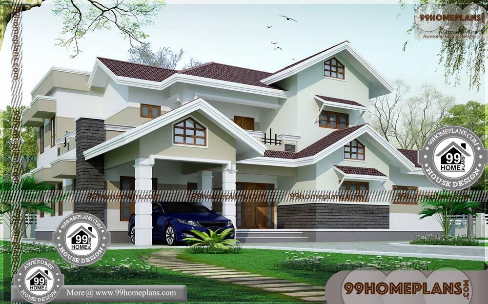 Modern Home House Plans | 90+ Beautiful Double Storey Houses Online