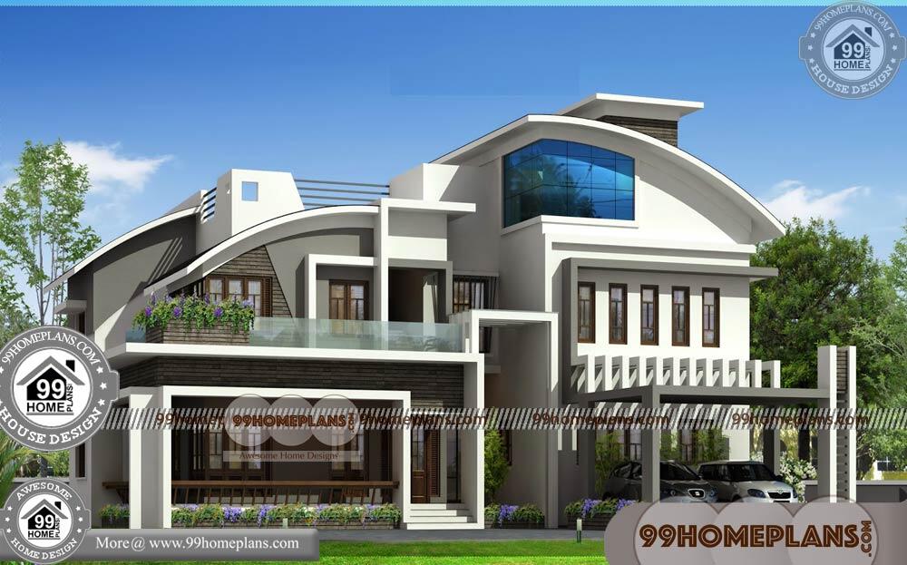 Modern Homes Design | 80+ New Two Story Homes Online Free Plans