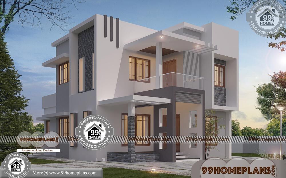 Modern House Blueprints | 90+ Beautiful Double Story Houses Collections