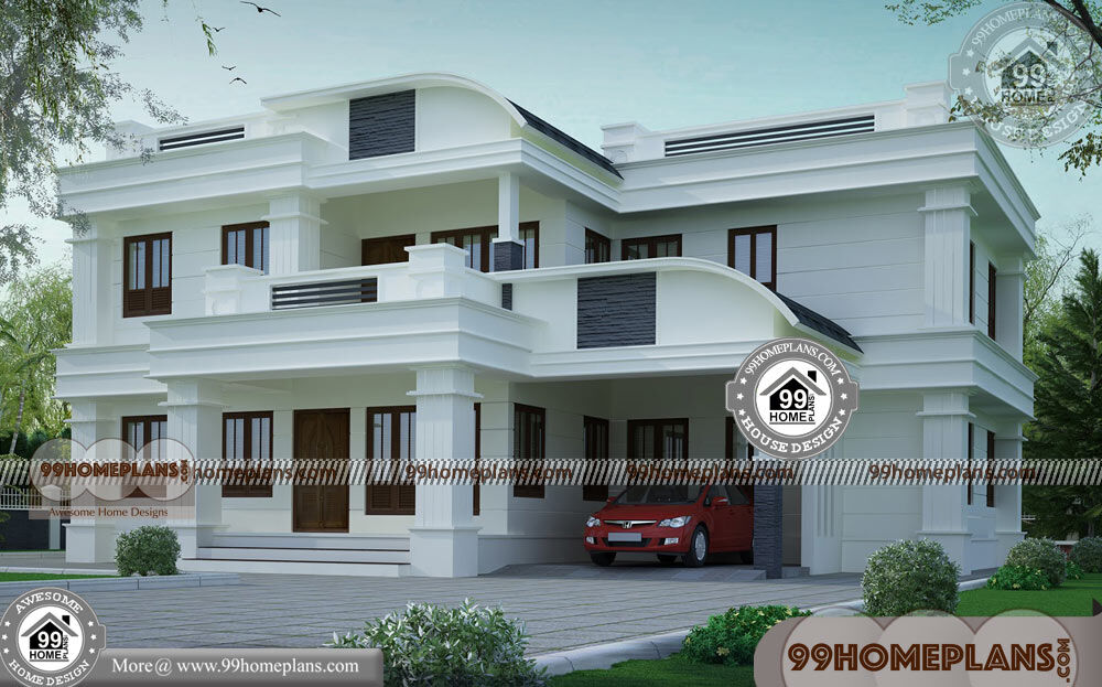 Modern House Design Two Storey | Contemporary House Kerala Designs