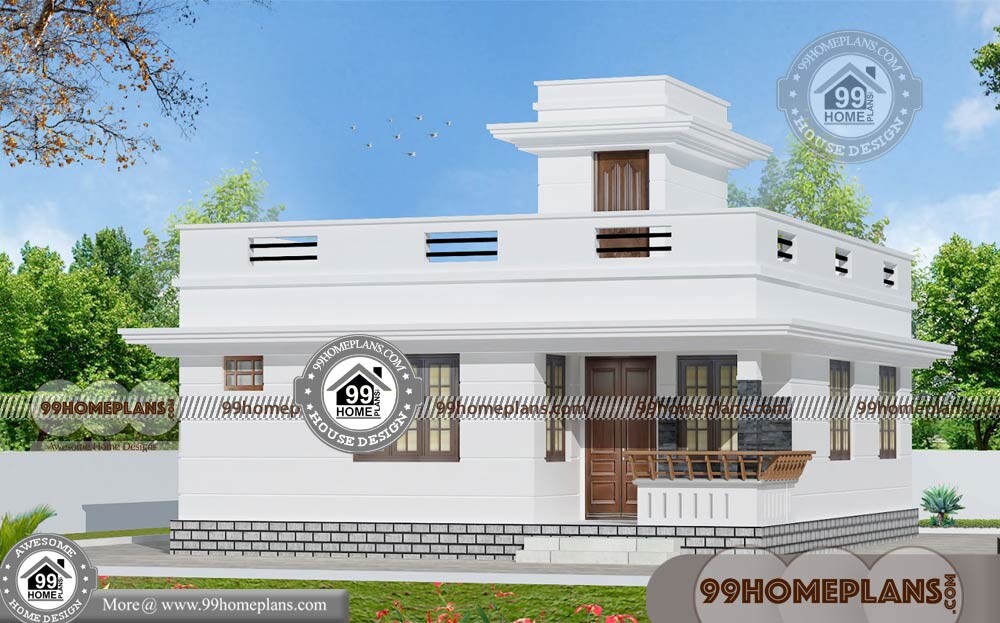 Modern House Designs Single Floor | 69+ Low Cost House Plans & Ideas