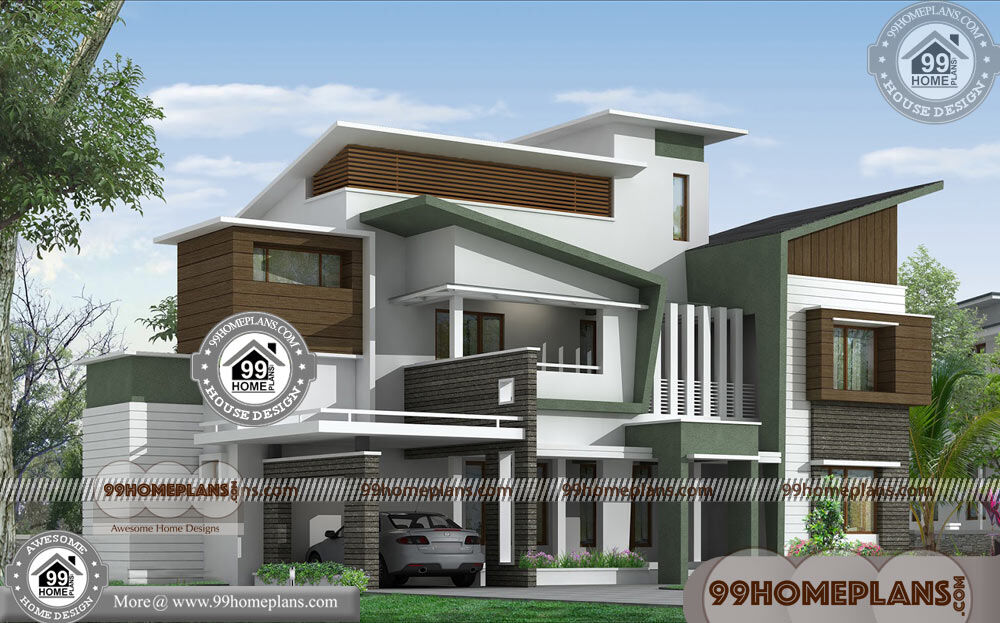 Modern Simple House Design 60+ Two Story House With Balcony Plans