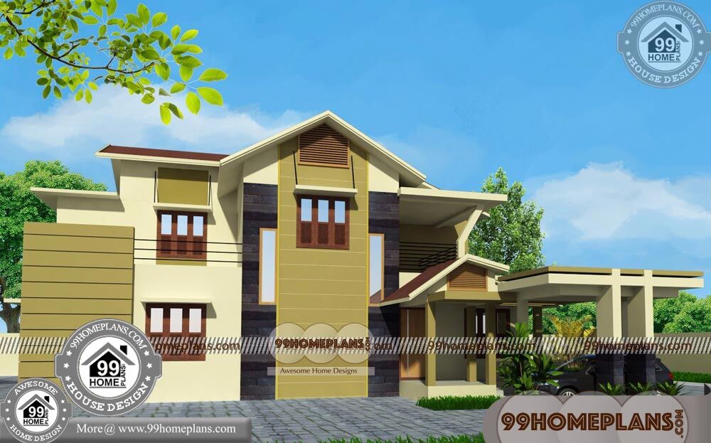 Modern Style of Houses 60+ Double Floor House Plans Modern Designs