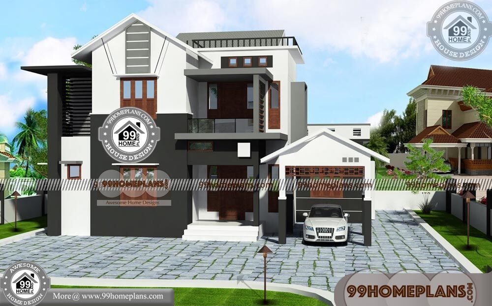 Modern Villa Design Home Design 60+ Double Floor House Plans Online