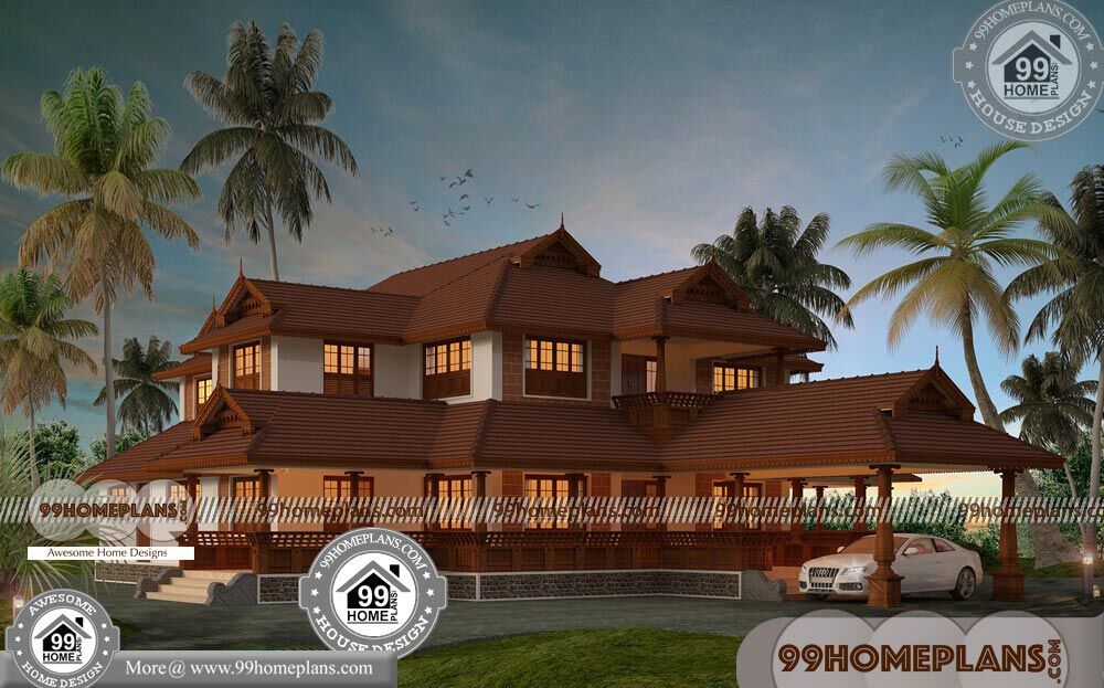 Nalukettu Home Plans & 90+ Two Storey Standard House Floor Plans