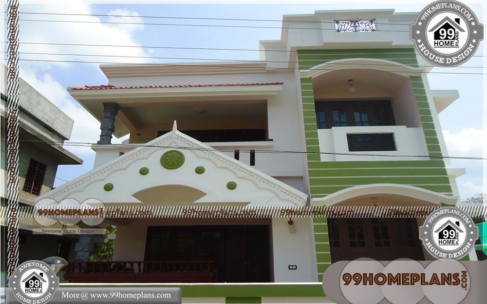 Narrow House Plans India & Modern Two Storey Homes | 50+ House Plan