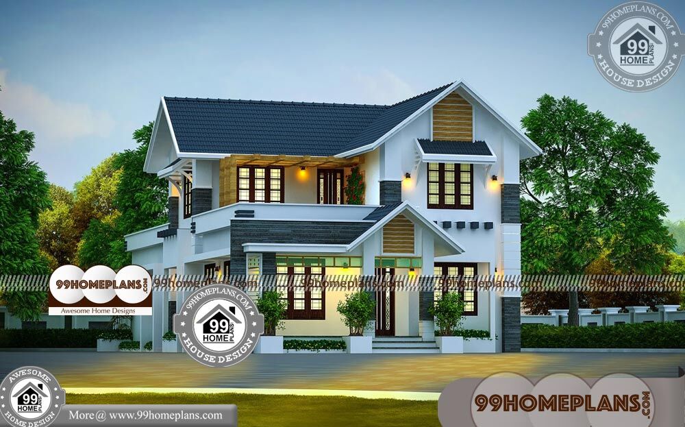 Narrow Modern House Plans 80+ Small 2 Storey Homes Plans Collections