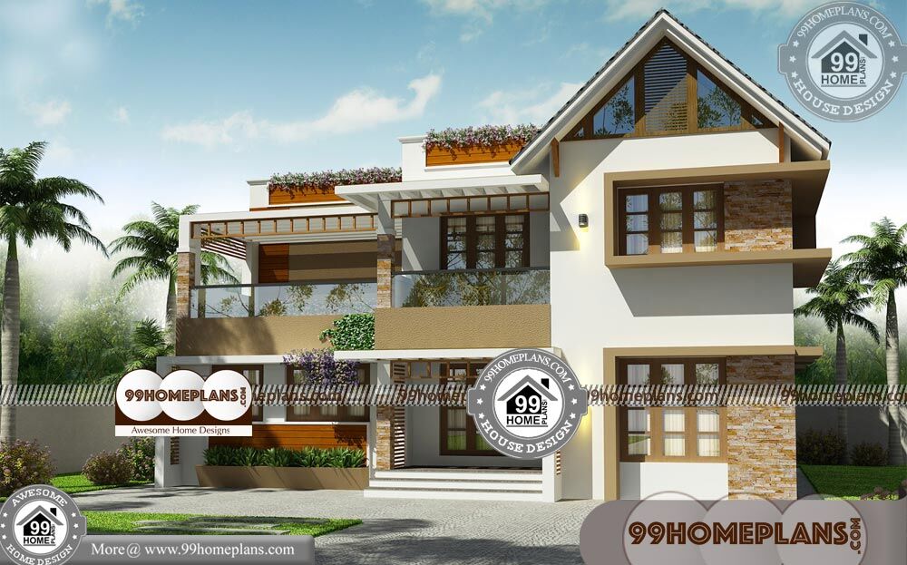 New Home Plans Kerala Style with Double Storey Homes Plans Online