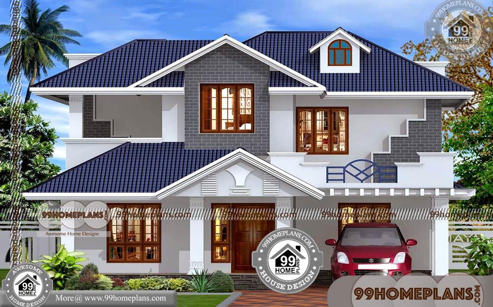 New House Design in India 80+ Modern Double Story House Plans Online