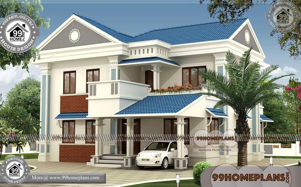 New House Models in India | 90+ Two Storey Residential House Floor Plan