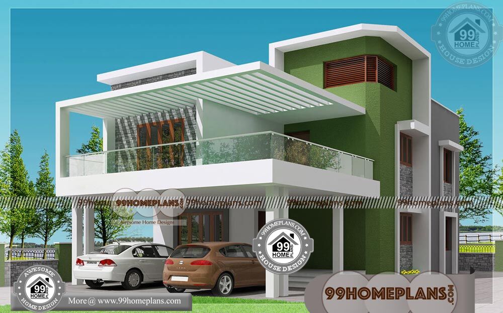 Plan of Two Storey House - 2 Story 2168 sqft-Home