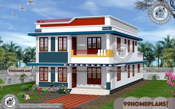 Simple House  Plans  in Kerala  Style 90 Double Storey  House  