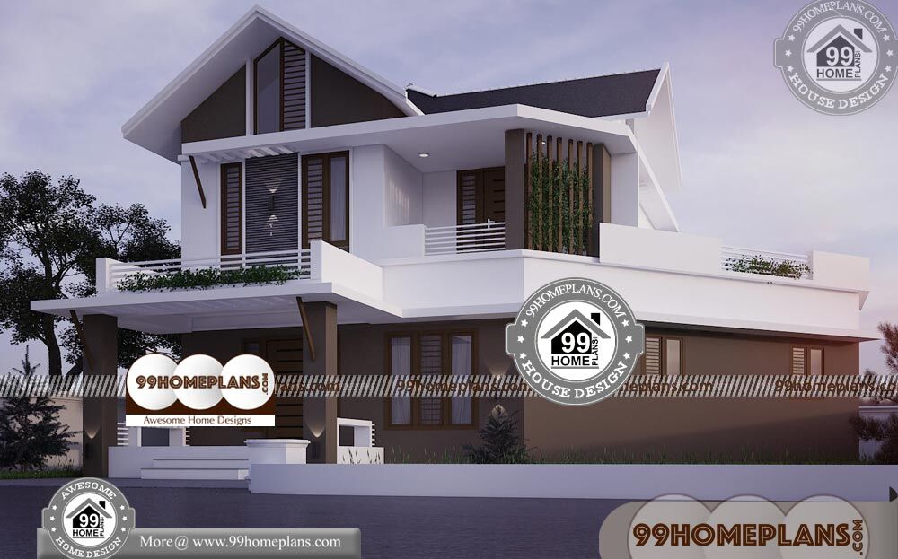 Simple Indian House Front Design & 100+ Modern House Design Plans