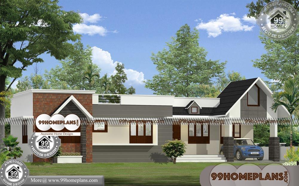 Stylish Home Design Front Side Single Floor