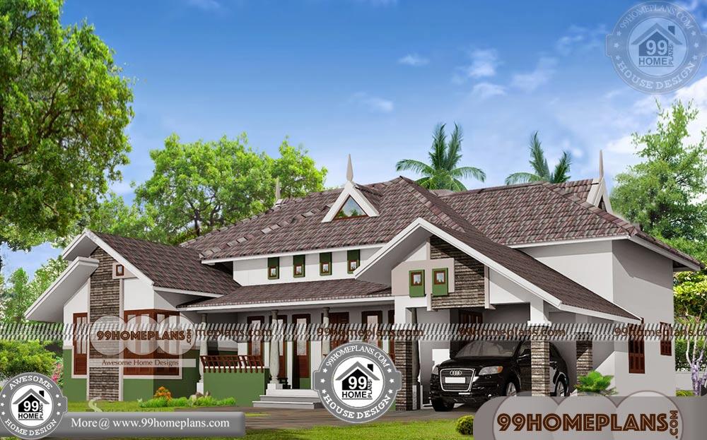 Single Floor Modern House Designs 70+ Kerala Traditional Home Plans