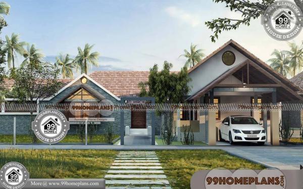 Single Level Homes 75+ Traditional Bungalow Floor Plans Online Designs