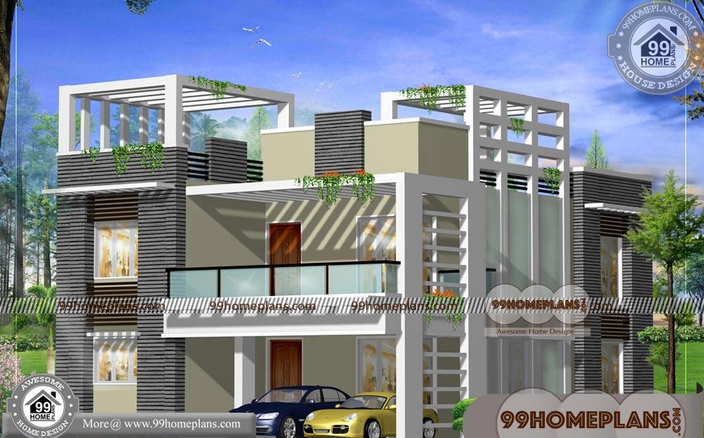 Small Contemporary Cottage Plans & 90+ 2 Storey House Design Plans