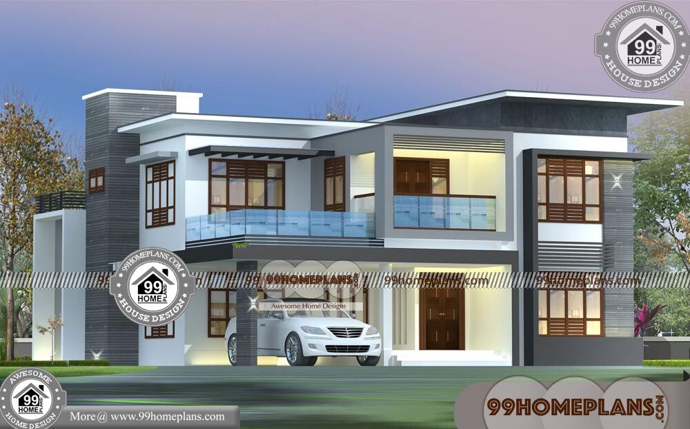 Small Contemporary House Design | 50+ New Two Storey House Plans