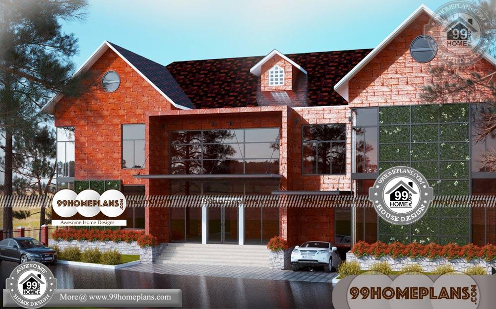 Small House Construction Plans | 90+ Double Story Homes Designs Plans