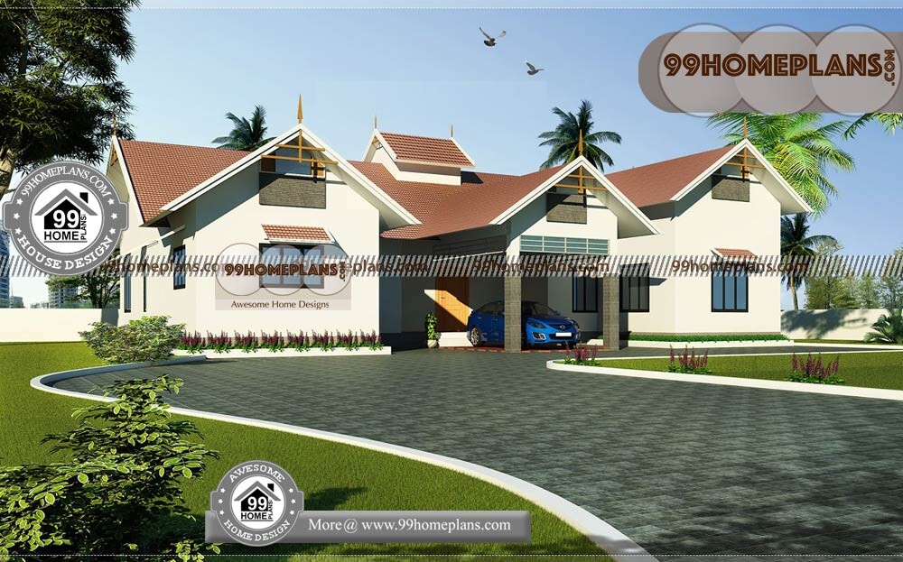 Small One Story House Plans with Garage 80+ Single Storey Home Plans