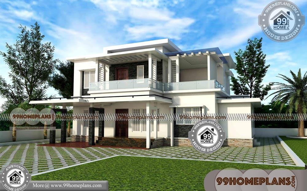 Small Two Story Homes | 100+ Modern South Indian House Design Plans