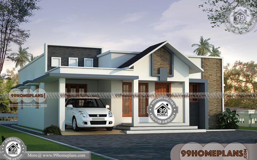 South Indian Single Floor House Plans | 75+ Simple Budget House Plans