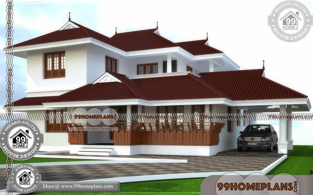 Traditional Nalukettu House Plans & 90+ 2 Storey Display Homes Online