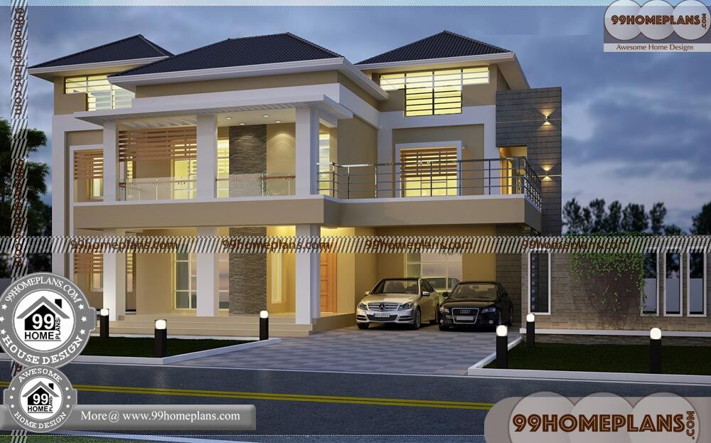 Two Storey Home Plans & 90+ Traditional Home Exterior Design Ideas