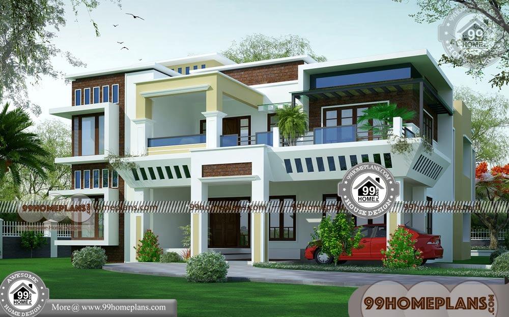 Two Storey Modern House 50+ Box Type House Floor Plans New Designs