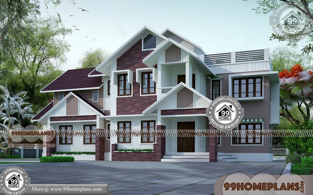 Two Storey Modern House Design 60+ Kerala Village House Photos