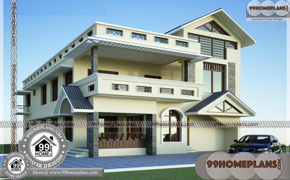 Two Storey Small House Design | 70+ Traditional Home Ideas Collections