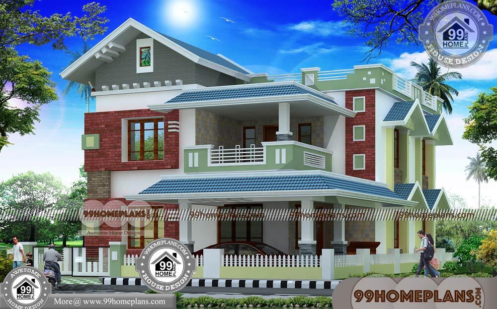Two Story Home Ideas | 50+ North Indian House Design Modern Plans