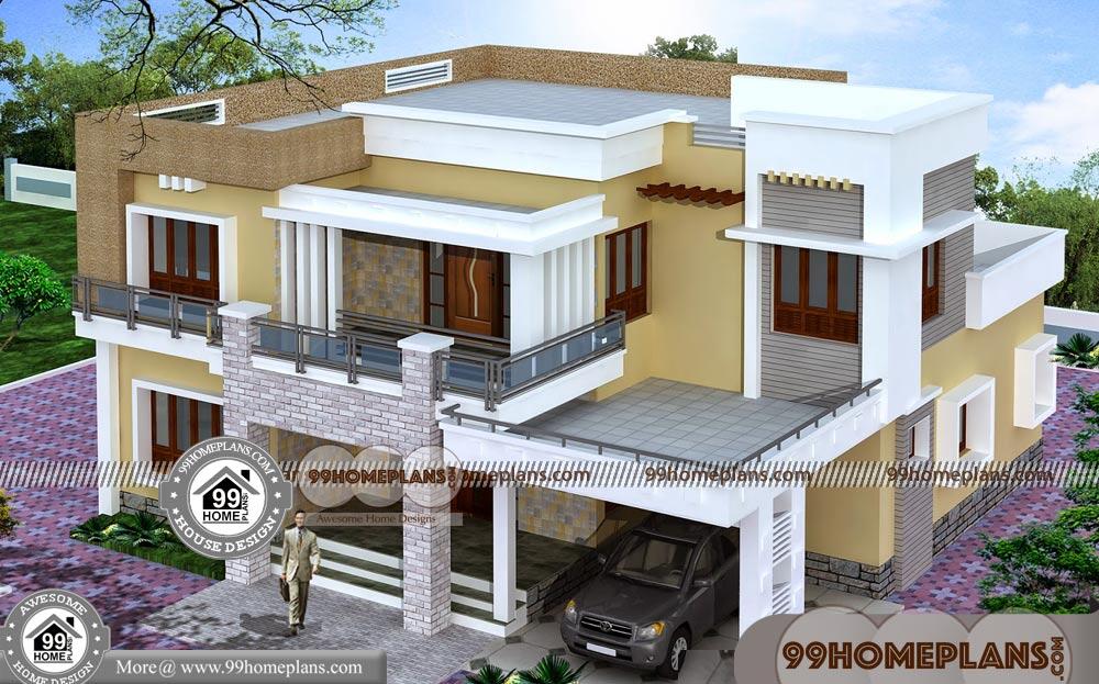 Two Story Homes | 90+ Modern Contemporary House Plans For Sale