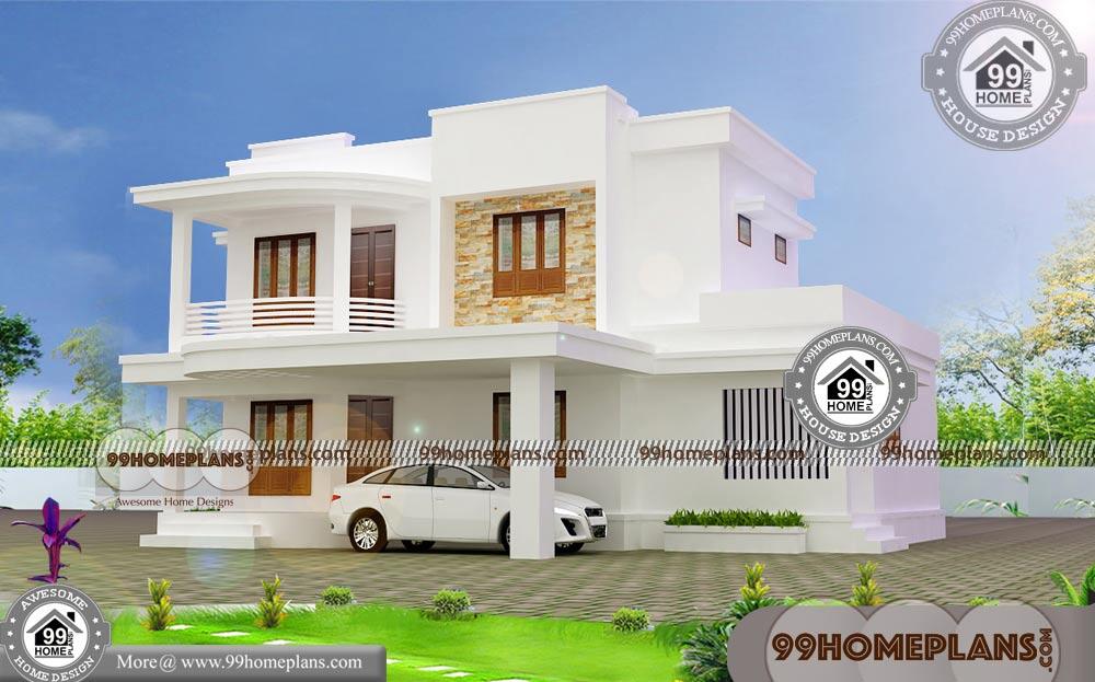Two Story Homes Designs Small Blocks | 50+ Modern Home Plans Free