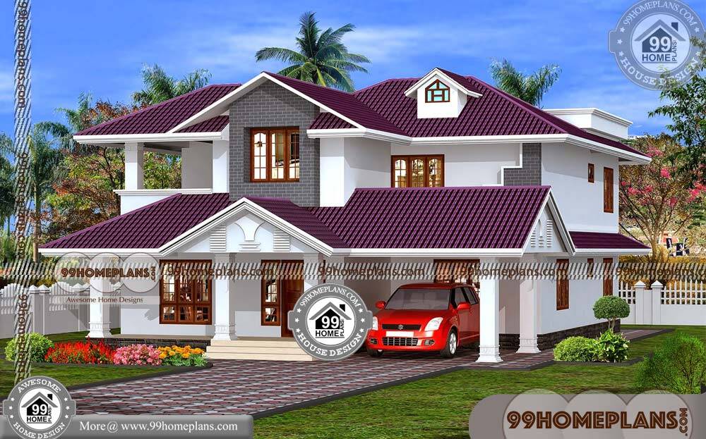 Veedu Model Two Story Small House Design 50+ Small Traditional House
