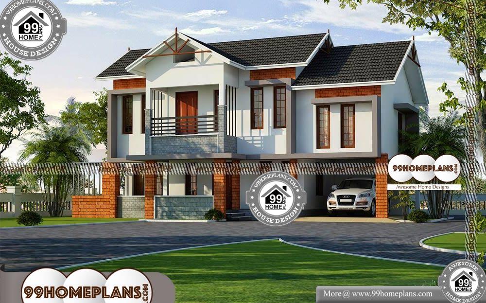 Kerala House Architecture Plans - 2 Story 2800 sqft-Home 